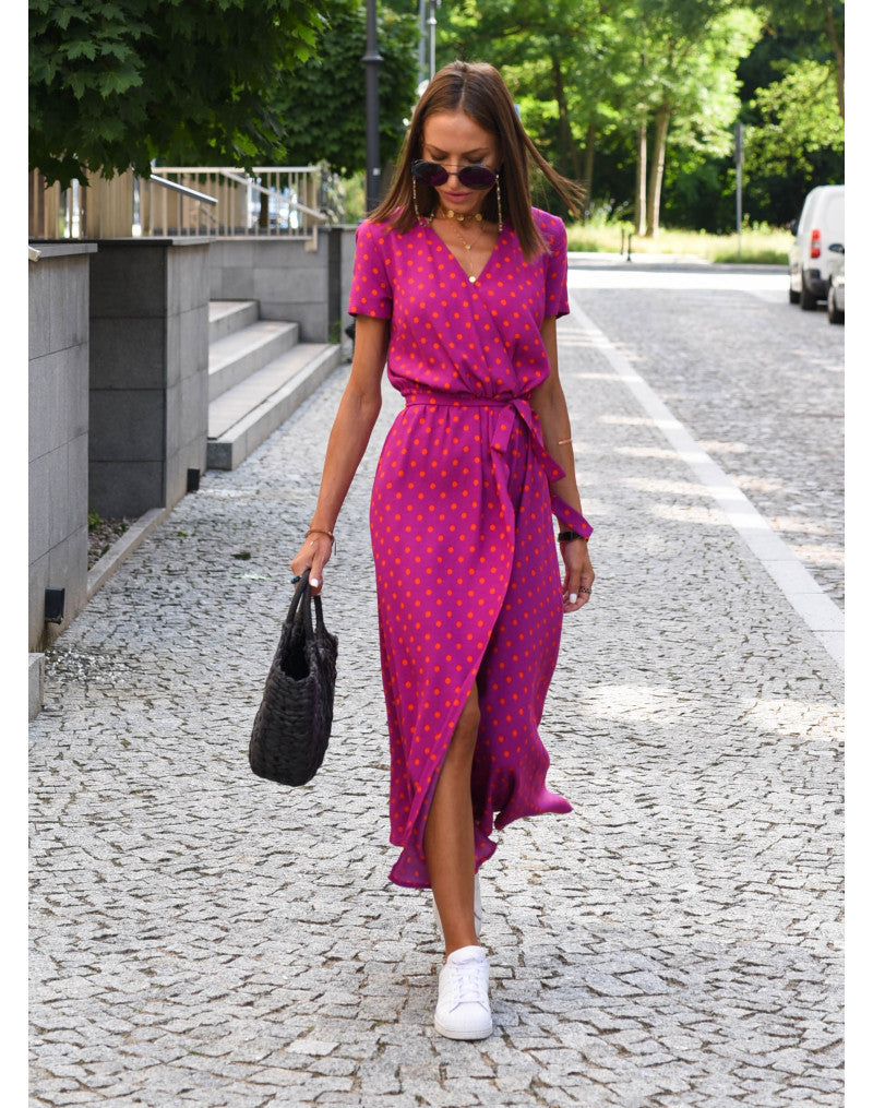Robe de plage imprimée et élégante pour femme