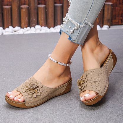 🌸 Sandales Fleuries Confort Chic