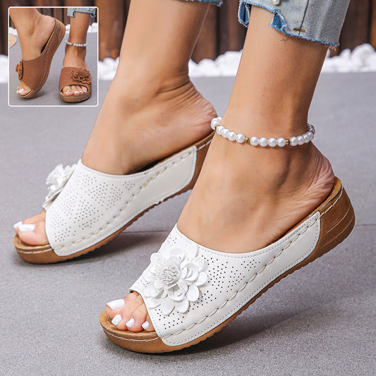 🌸 Sandales Fleuries Confort Chic