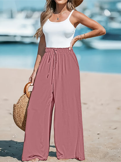 Pantalon Large Élégant