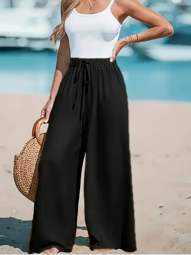 Pantalon Large Élégant