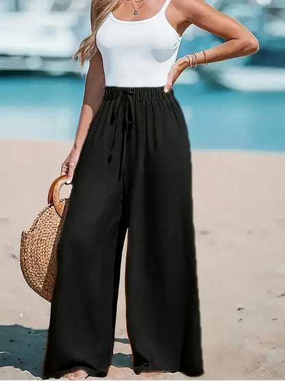 Pantalon Large Élégant